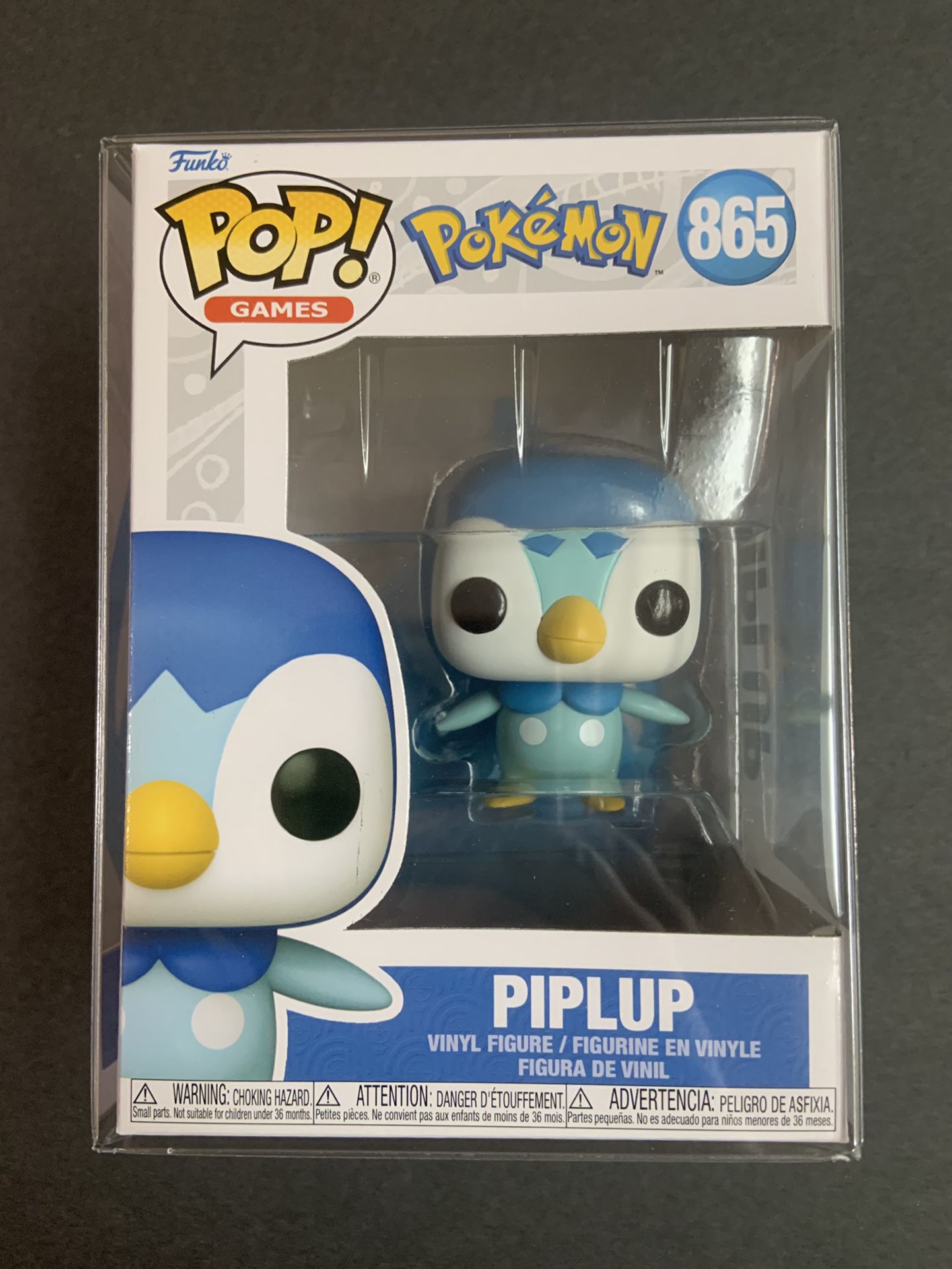 Funko Pop! Games: Pokémon - Piplup Vinyl Figure