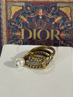 Christian Dior Ring Size 7 Comes With Box Brand New 