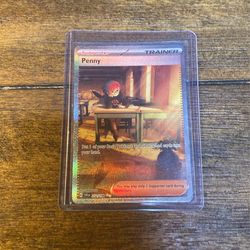 Pokémon Card Penny 252/198 Scarlet And Violet Base Set