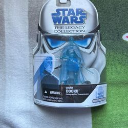 Star Wars Count Dooku Holographic Transmission The Legacy Collection - NEW