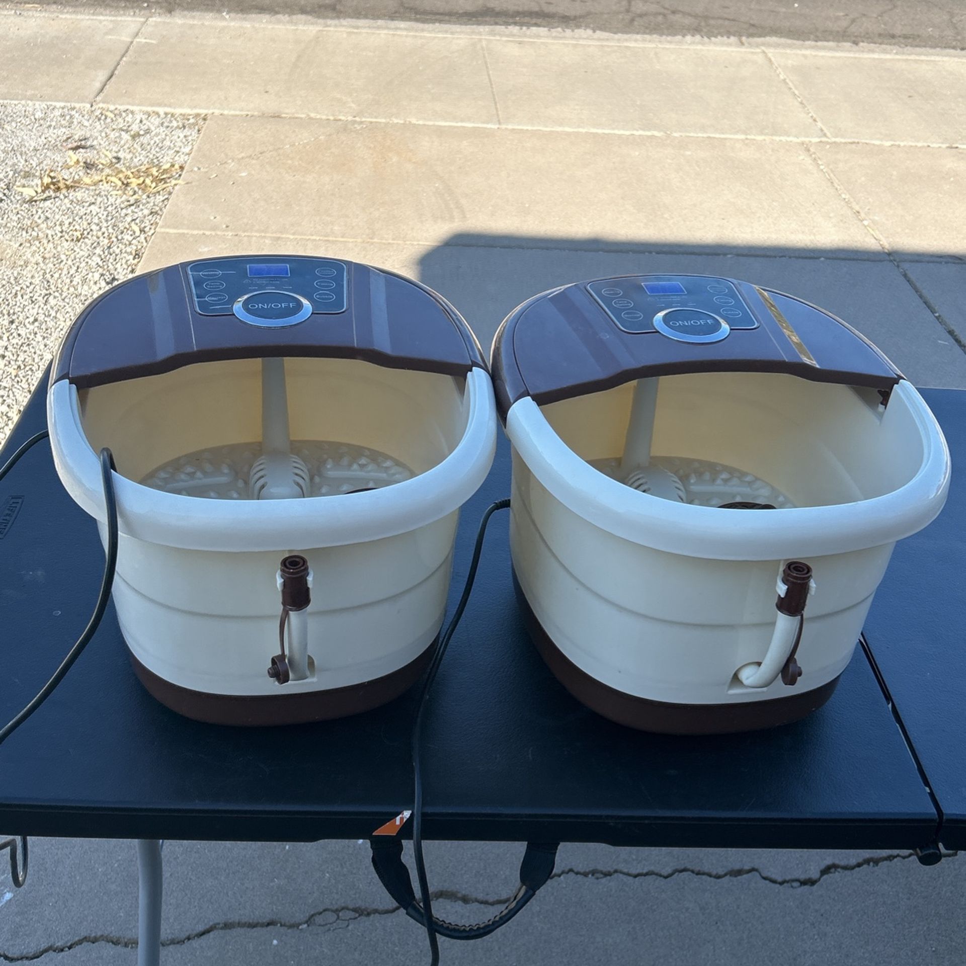 Two Working Pedicure Baths