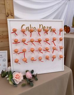Cake pop mini wall