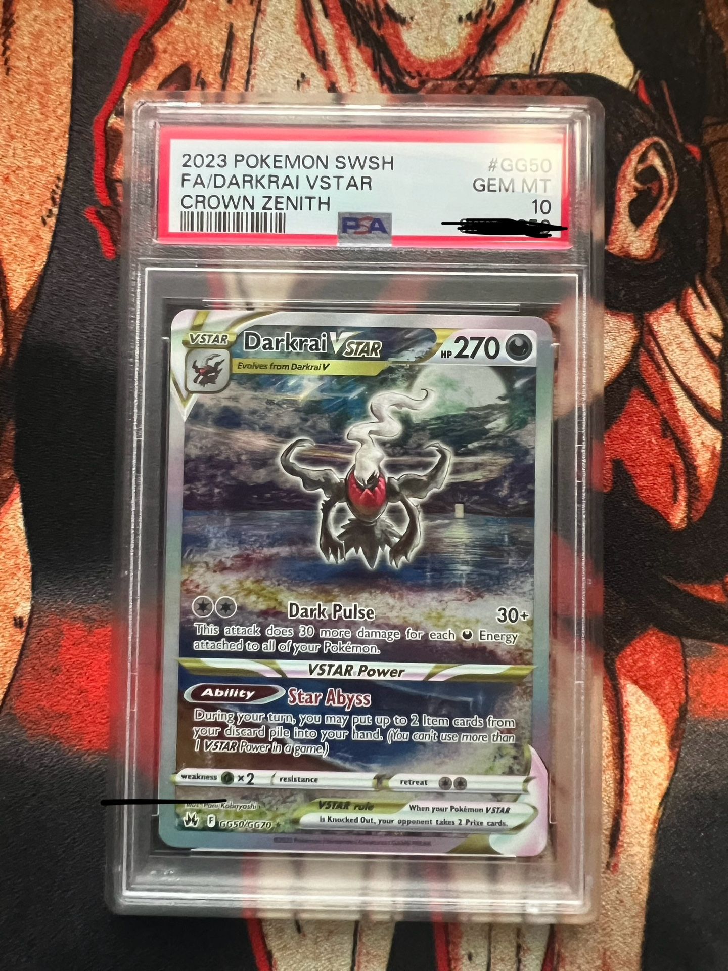 PSA 10 Darkrai VSTAR #GG50