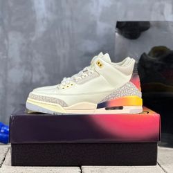 Jordan 3 J balvin size 4-13