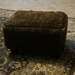 Small Fur Footrest