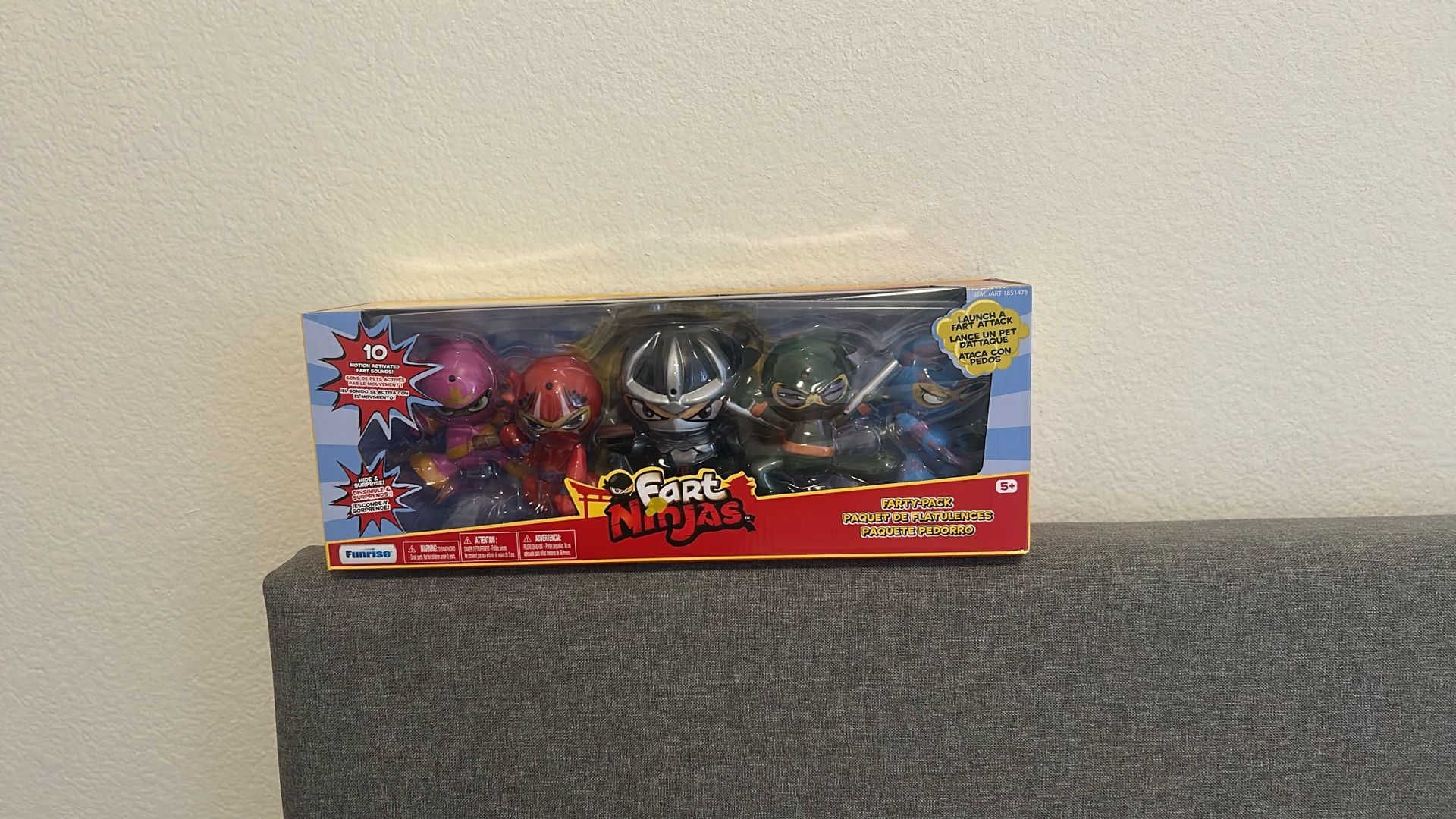 Fart Ninjas Pink, Red, Black, Green And Blue