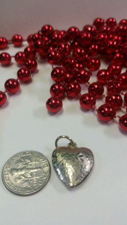 Stainless steel heart pendant