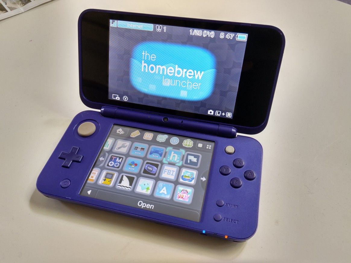 Nintendo 2ds Xl Purple With Games 128gb SD Card
