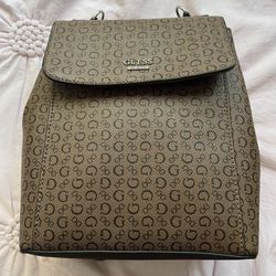 Brown And Black Guess Backpack