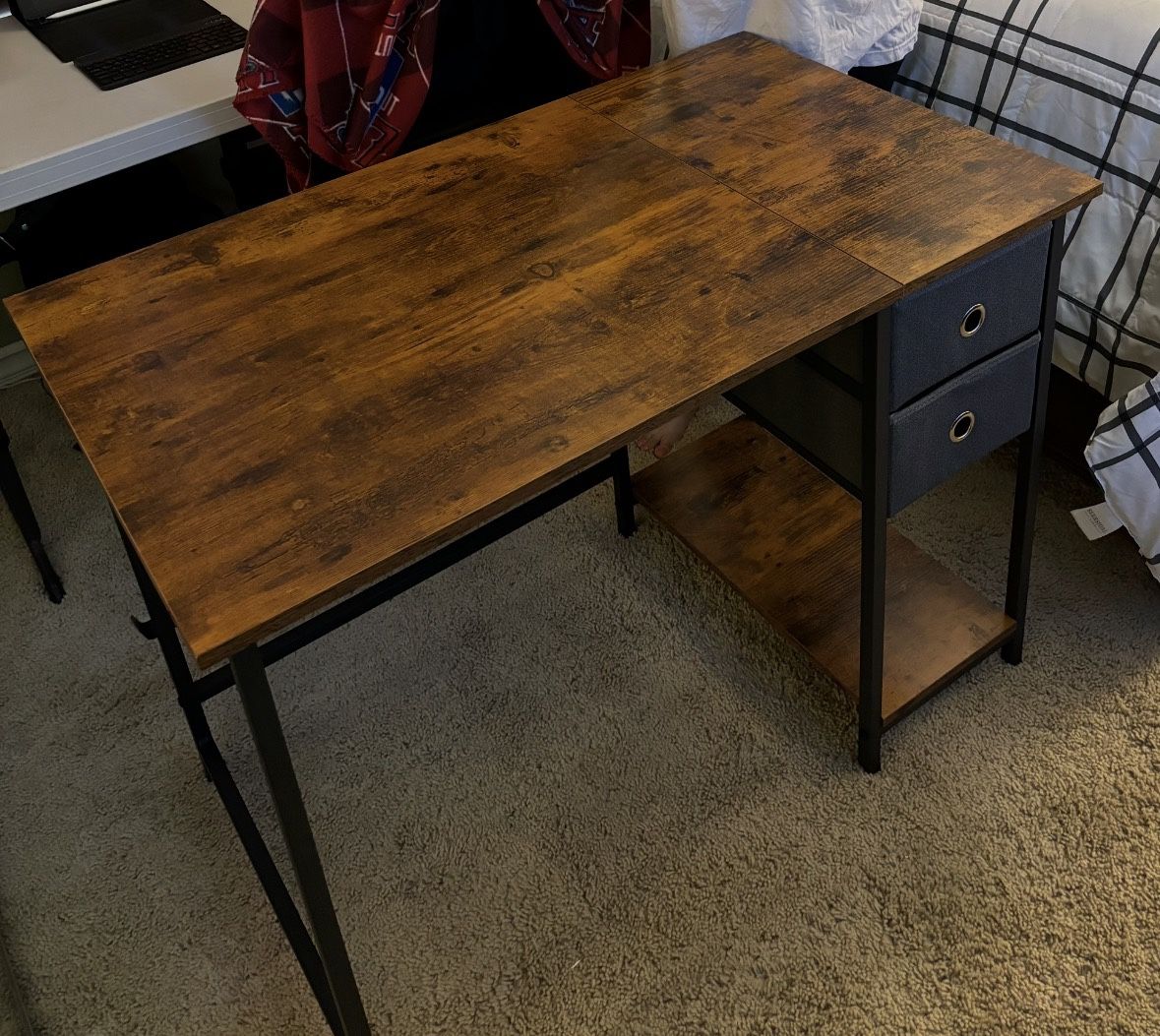 40inch Rustic Brown Desk 