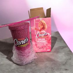 Megan Moroney Canes rhinestone tumbler