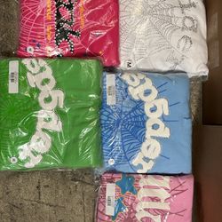 Spider Hoodies For Sale All Colors Green Blue White Pink All Sizes s-XXL