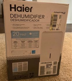 BRAND NEW Haier Portable DEHUMIDIFIER- 20 Pint ENERGY STAR®