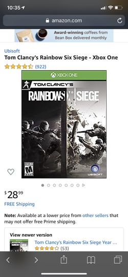 Rainbow Six Siege Xbox One