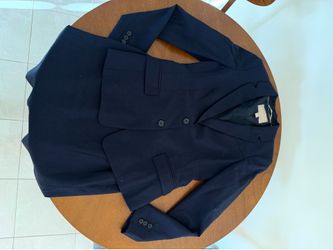 Banana Republic Navy Blue Skirt Suit Set - Size 6P