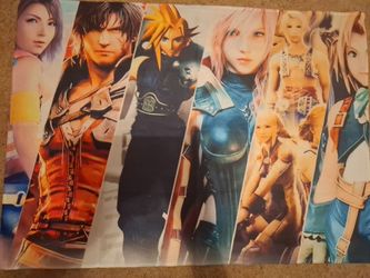 Final fantasy tapestry poster enix