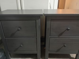 2 ikea nightstands