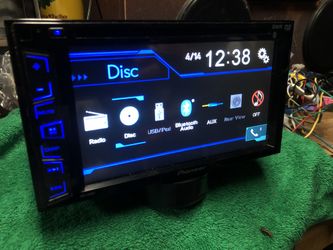 Pioneer Bluetooth USB Auxiliary Dvd Double Touch Screen Car Stereo Head Unit 