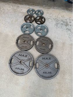 240 lbs Olympic plates