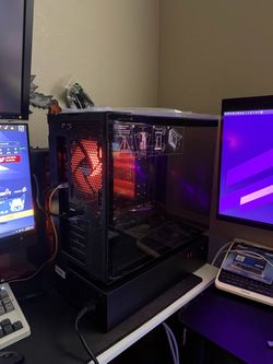Gaming PC – Ryzen 5 3600 / RX 580 / 16GB – Monitor, Keyboard & Mouse Included – Plug & Play