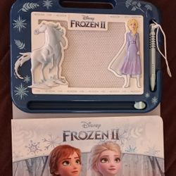 Disney Frozen 2 learning write and erase with book $5 FIRM