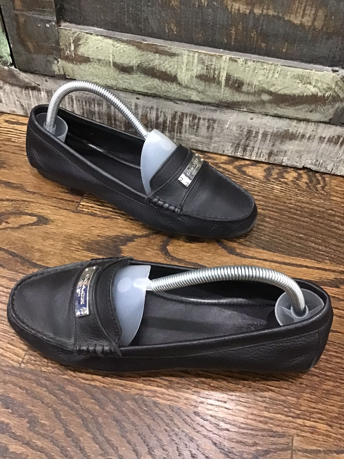 Coach Fredrica Leather Loafers Shoes Women’s Size 7.5