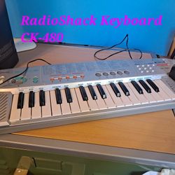 RadioShack Keyboard CK-480 Tested Works-$75.00