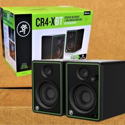🚨 No Credit Needed 🚨 Professional Studio Desktop Active Speakers 4" Bluetooth Monitor Set Mackie 🚨 Payment Options Available 🚨 