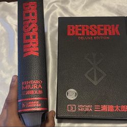 Berserk Deluxe Edition Manga Vol 1 & 3