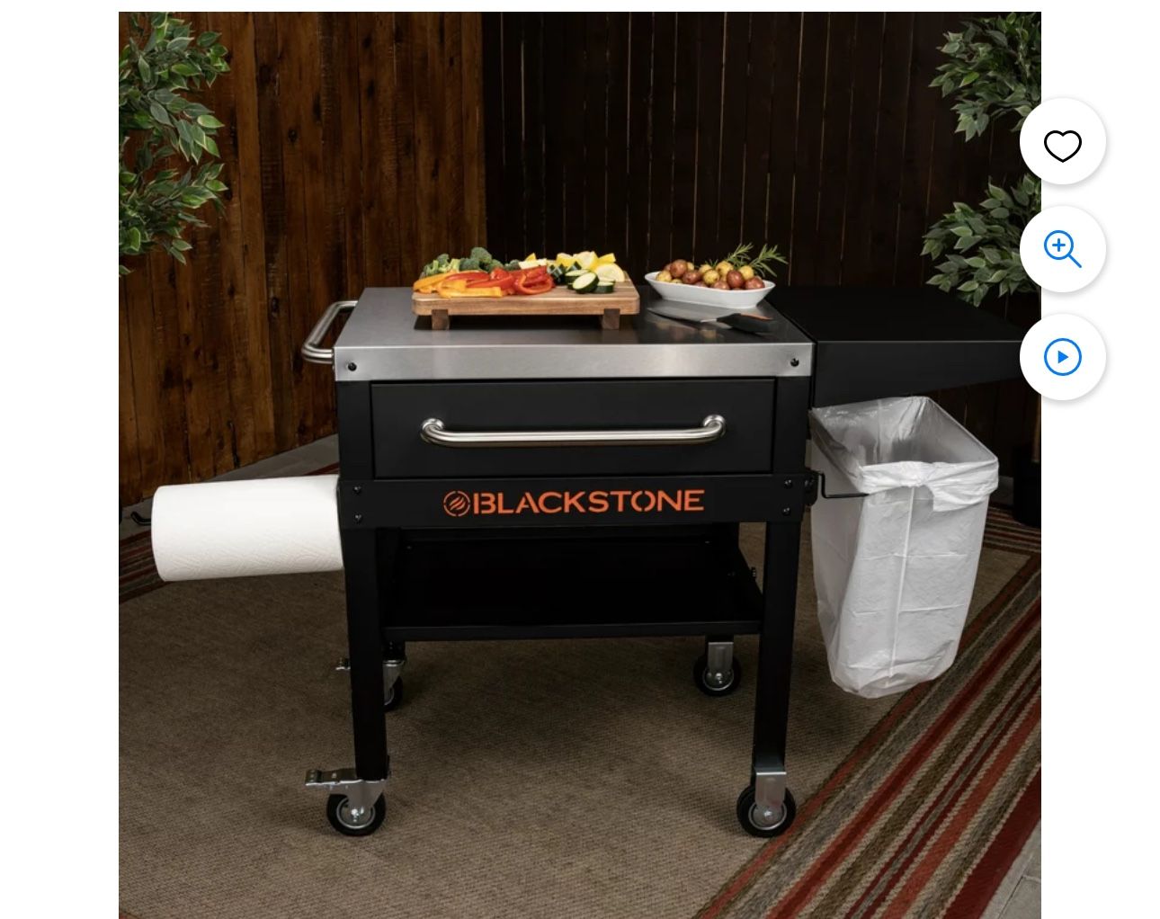 Blackstone Original Series 28" Serve and X Store Prep Grill Cart in