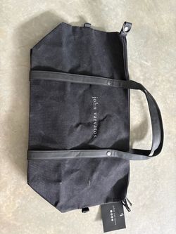 John Varvatos Dark Gray Travel and Tote  Bag