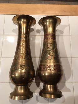 Brass Vases (2)
