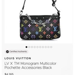 Louis Vuitton 20th Year Anniversary Takashi Murakami Pochette 