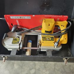 Dealt Band Saw With Tool Box And Accessories 
