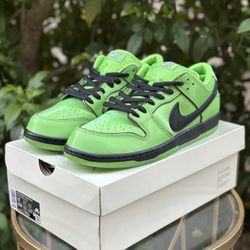 Nike SB Dunk Low Powerpuff Girls “Buttercup” Size 12