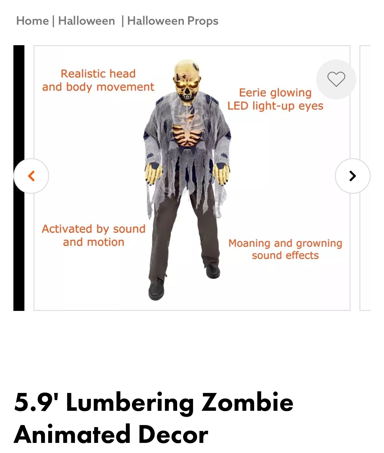 Halloween Animated Zombie