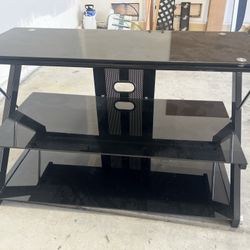 3 Tier Glass Tv Stand. $100 Or Best Offer. 