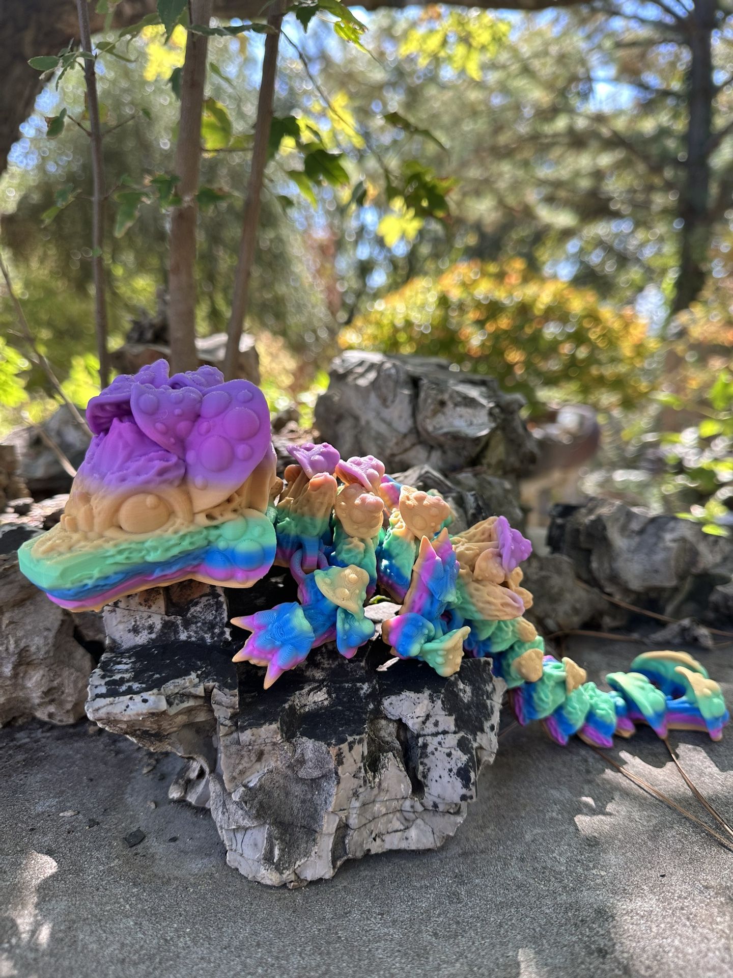 3D Printed Mushroom Dragon