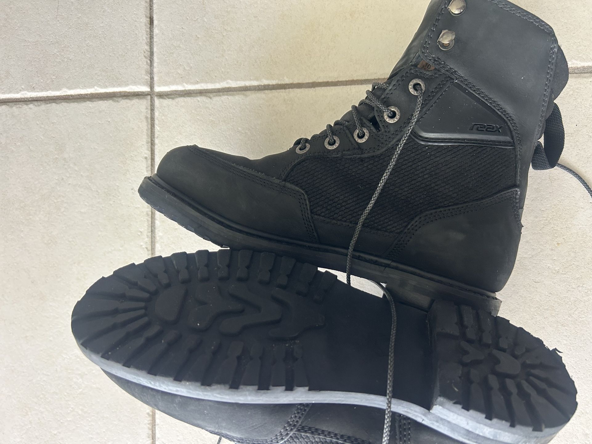 Motorcycle Boots Size 10 (steel) $100