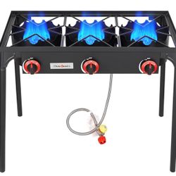 Three Burner Propane Stove 