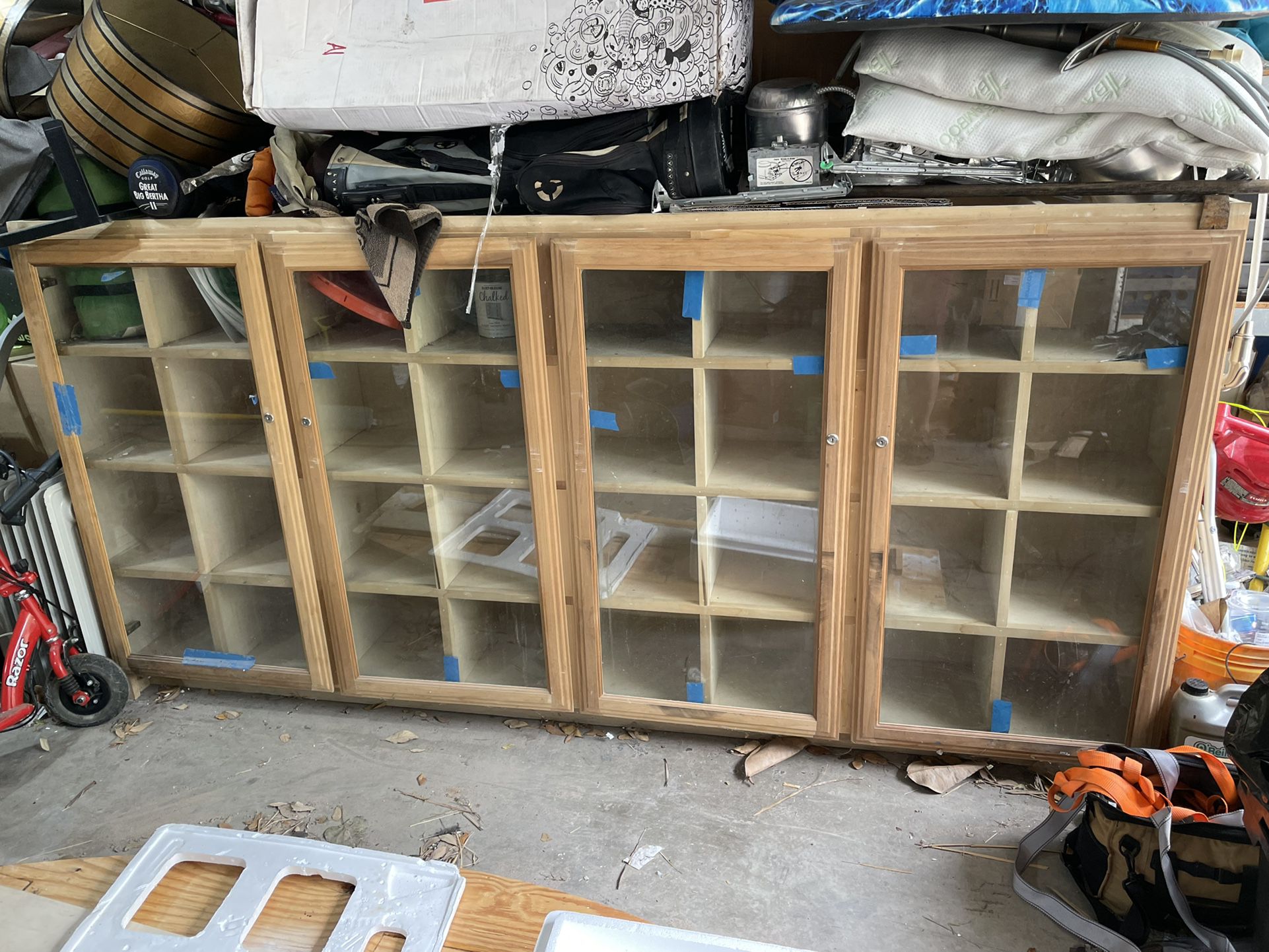 Glass Door Storage Cabinet 