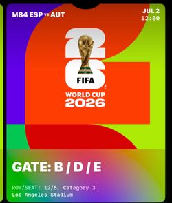 WORLD CUP M84 AUSTRIA VS SPAIN
