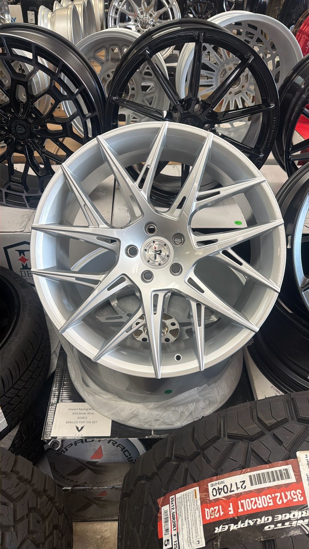 Two Impacted Rims 20” IMPACT RACING WHEELS / Rims (5Lug) for Sale in Las Vegas, NV - OfferUp