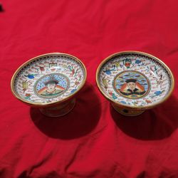 2pc Vintage Oriental Bowls