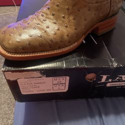 Western Ostrich Boots