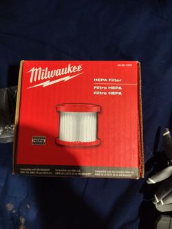 Milwaukee portable vacuum filter