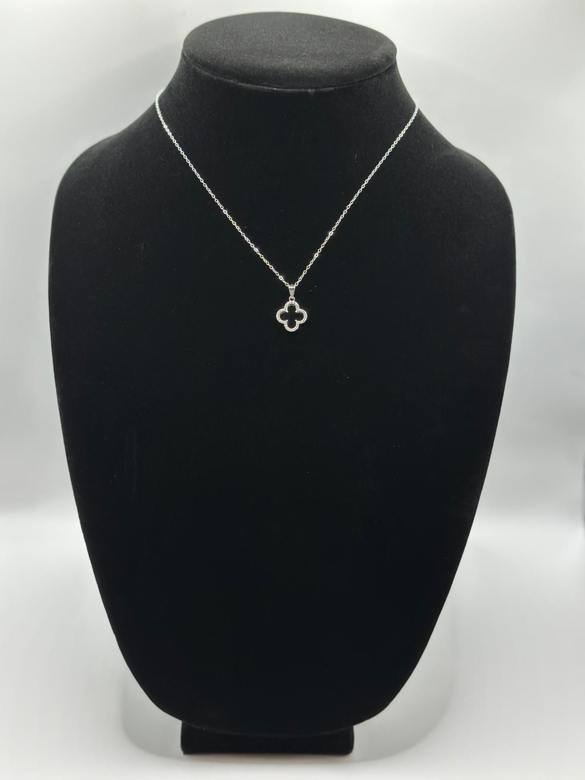 Clover Necklace Sterling Silver