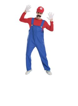 Mario Costume Size S-M