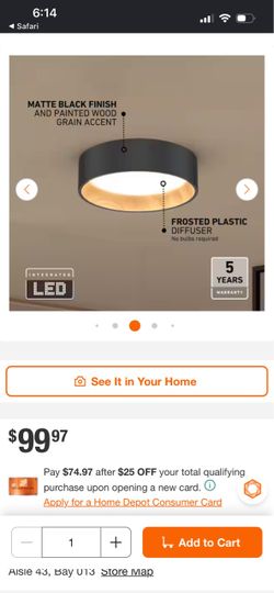 Modern Artika light fixture