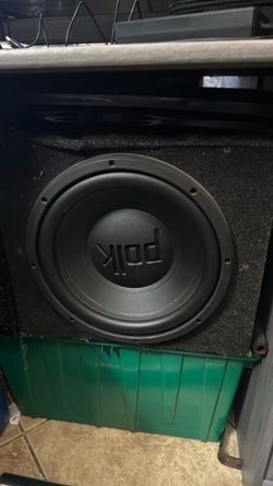12 inch Polk Audio Subwoofer in Carpet Box
